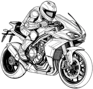 motorradfahrer-auf-sportmotorrad-ausmalbild