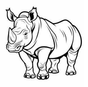 nashorn-herumstreifendes-ausmalbild-in-klaren-linien