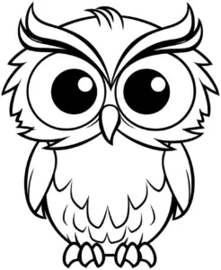 niedliche-eule-ausmalbild-grossen-augen-und-flauschigem-koerper