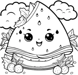 niedliche-wassermelonenscheibe-mit-gesicht