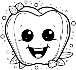 niedliches-ausmalbild-einer-laechelnden-paprika-mit-blueten