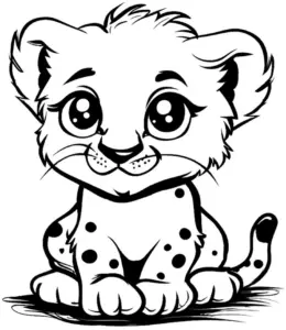 niedliches-ausmalbild-eines-geparden-zum-ausmalen