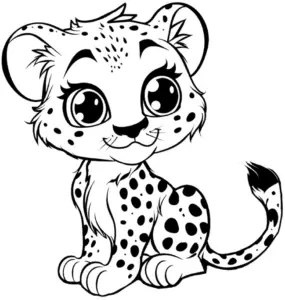 niedliches-ausmalbild-eines-leoparden-jungtieres