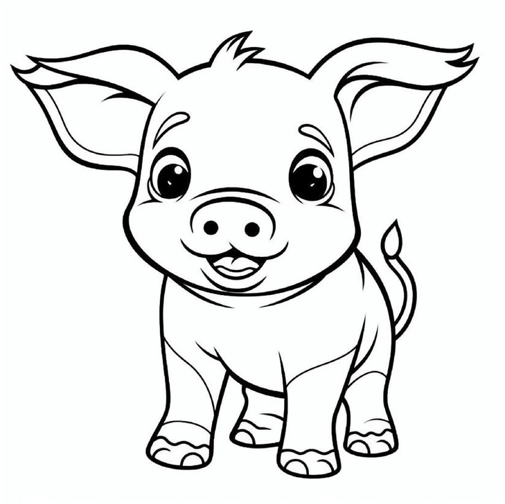 niedliches-ausmalbild-eines-schelmischen-schweins