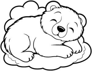niedliches-ausmalbild-eines-schlafenden-baeren-auf-einer-wolke