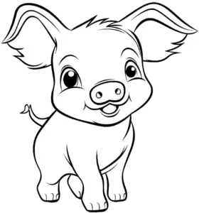 niedliches-ausmalbild-eines-schweinchens-fuer-kinder