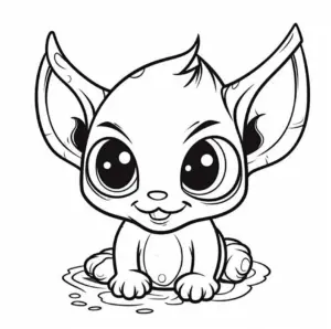 niedliches-ausmalbild-eines-tieres-in-einer-pfuetze