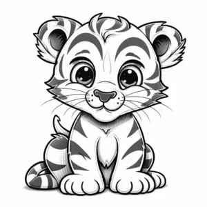 niedliches-ausmalbild-eines-tiger-babys