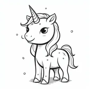 niedliches-einhorn-mit-blasen-ausmalbild