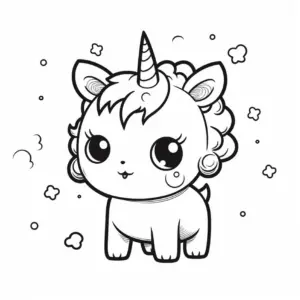 niedliches-einhorn-mit-verspielten-wolken-ausmalbild