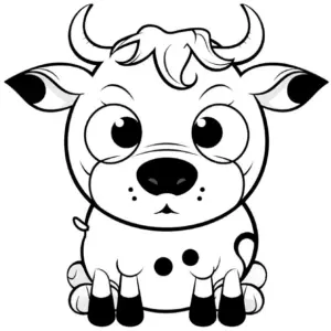 niedliches-kalb-ausmalbild-mit-grossen-augen