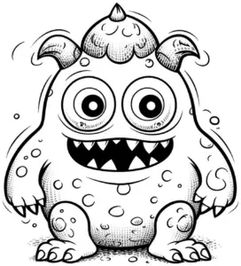 niedliches-monster-mit-grossen-augen-ausmalbild