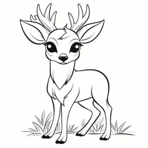 niedliches-reh-in-natur-mit-geweihen