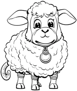 niedliches-schaf-ausmalbild-mit-lockigem-fell