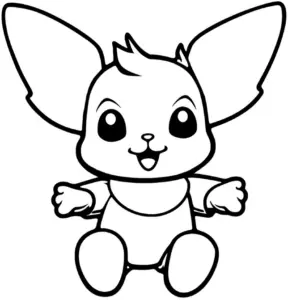 niedliches-tier-ausmalbild-mit-grossen-ohren