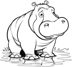 nilpferd-in-der-wasserstelle-ausmalbild