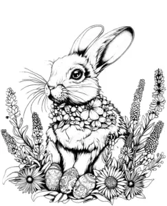 osterhase-mit-blumen-und-eiern
