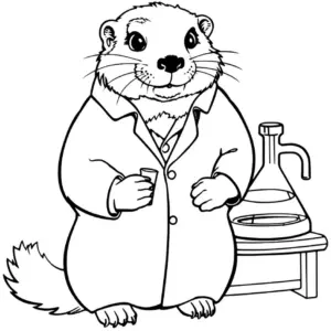 otter-im-labor-ausmalbild