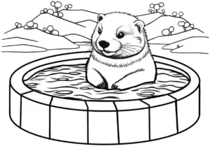 otter-im-wasserbecken-ausmalbild