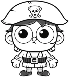 pirat-kapitän-mit-totenkopf-hut-und-gürtel