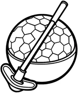 polo-ball-und-schlaeger-ausmalbild