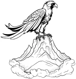 rabe-auf-berggipfel-und-wolken