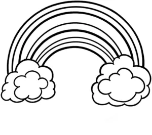 regenbogen-mit-wolken-ausmalbild