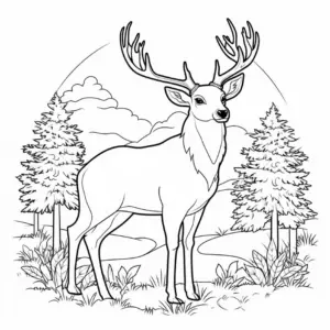 reh-in-waldlandschaft-mit-baeumen