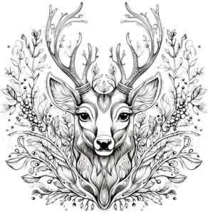 reh-mit-geometrischen-mustern-und-pflanzenornamenten