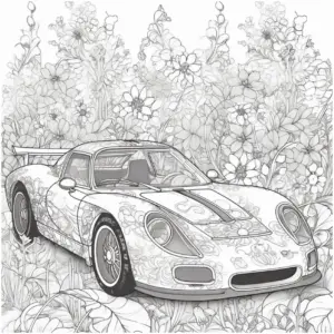 rennwagen-im-blumendesign-ausmalbild