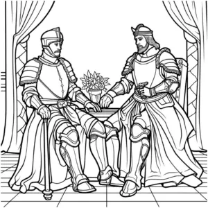 ritter-in-mittelalterlicher-umgebung-mit-blume