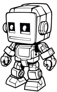 roboter-mit-geometrischen-formen-und-klaren-linien