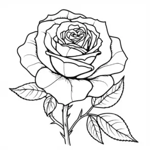 rosenbluetchen-ausmalbild-mit-details