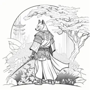 samurai-wolf-in-natur-umgebung