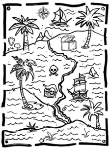 schatzkarte-mit-piratenmotiven-ausmalbild