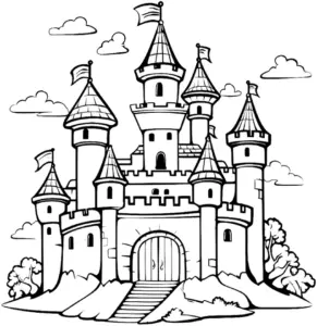 schloss-mit-tuerme-und-fahnen