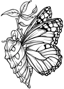 schmetterling-in-metamorphose-mit-blaettern
