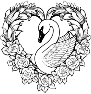 schwan-im-herz-ausmalbild-rosen