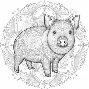 schweine-ausmalbild-mit-mandalaartigem-hintergrund