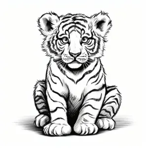 sitzender-tiger-ausmalbild-fuer-kreative-gestaltung