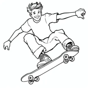 skater-beim-sprung-auf-ausmalbild