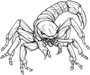 skorpion-ausmalbild-mit-detaillierten-formen