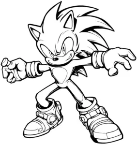 sonic-ausmalbild-mit-dynamischer-pose