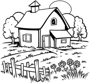 spielhaus-in-natur-umgebung-ausmalbild