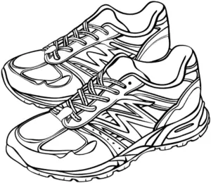 sportliche-schuhe-ausmalbild-gestalten