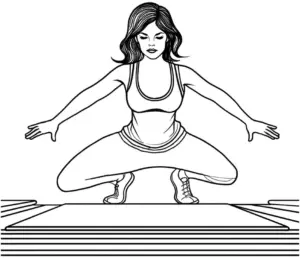 sportliche-sprunguebung-ausmalbild