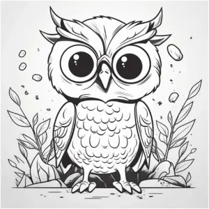 suess-eule-im-naturumfeld-ausmalbild