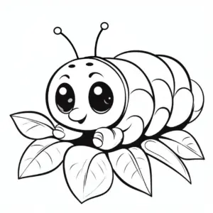 suesse-raupe-auf-einem-blatt