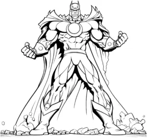 superheld-ausmalbild-mit-umhang-und-symbol