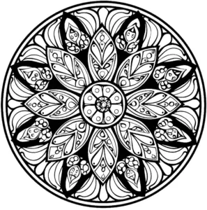 symmetrisches-mandala-ausmalbild-mit-bluetenmotiven